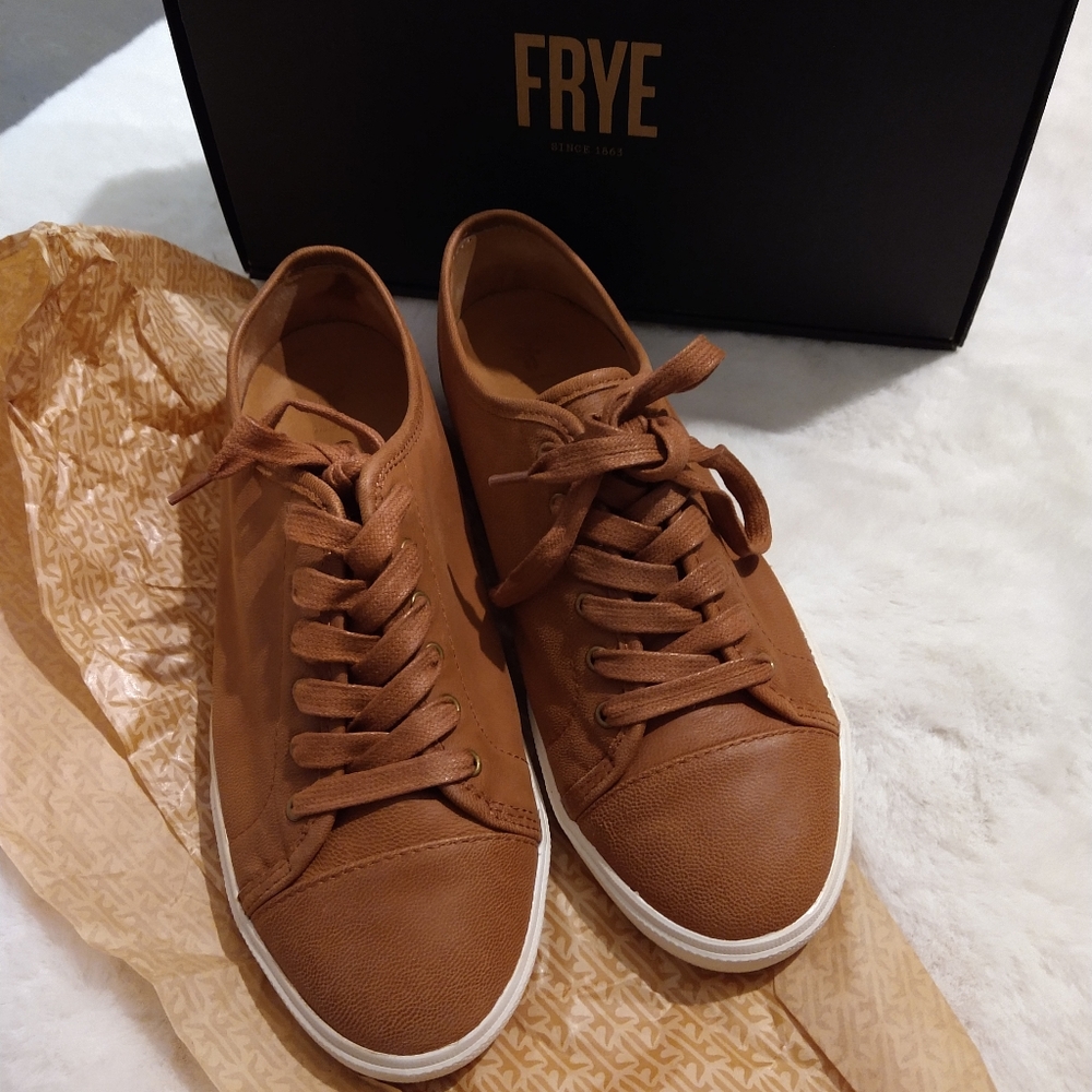 Frye Mindy Leather Sneakers